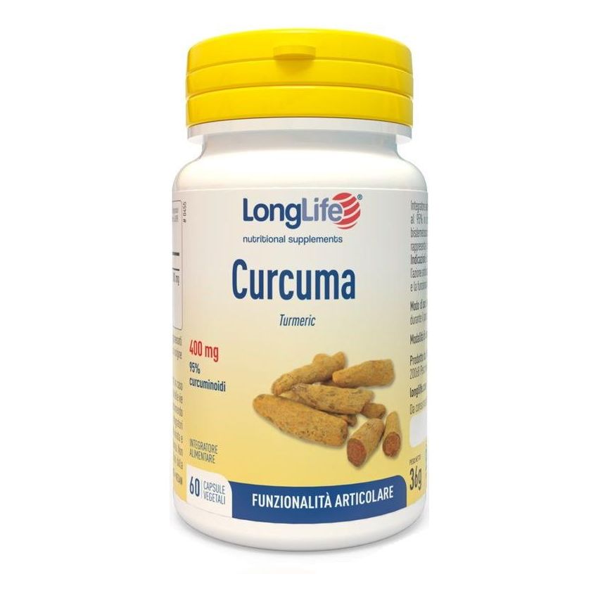 Curcuma Longlife - Integratore di Curcuma 60 Capsule