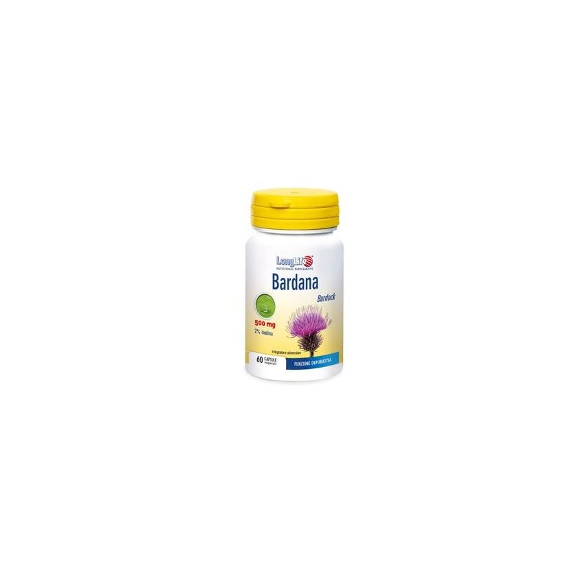 LongLife Bardana - Integratore Naturale, 60 Capsule