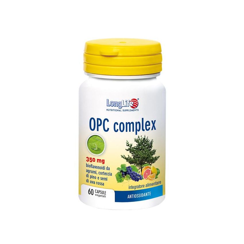 Complex Opc Longlife: 60 Capsule Vegetali di Lunga Durata