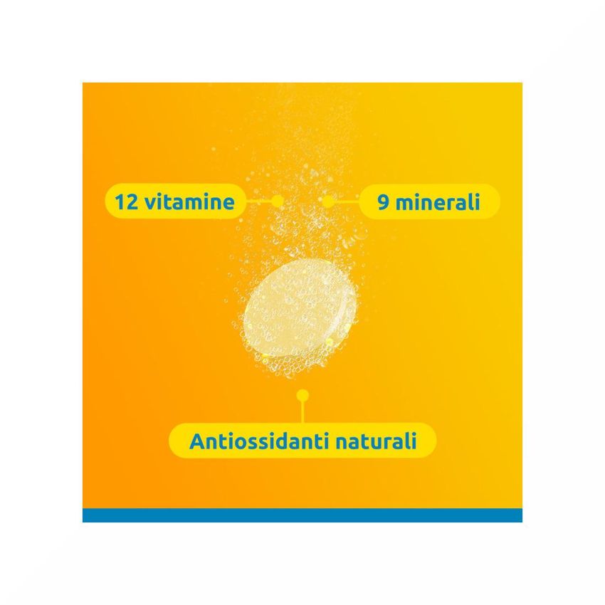 Supradyn Ricarica 50+: Integratore di Vitamine Effervescente Gusto Arancia - 15 Compresse