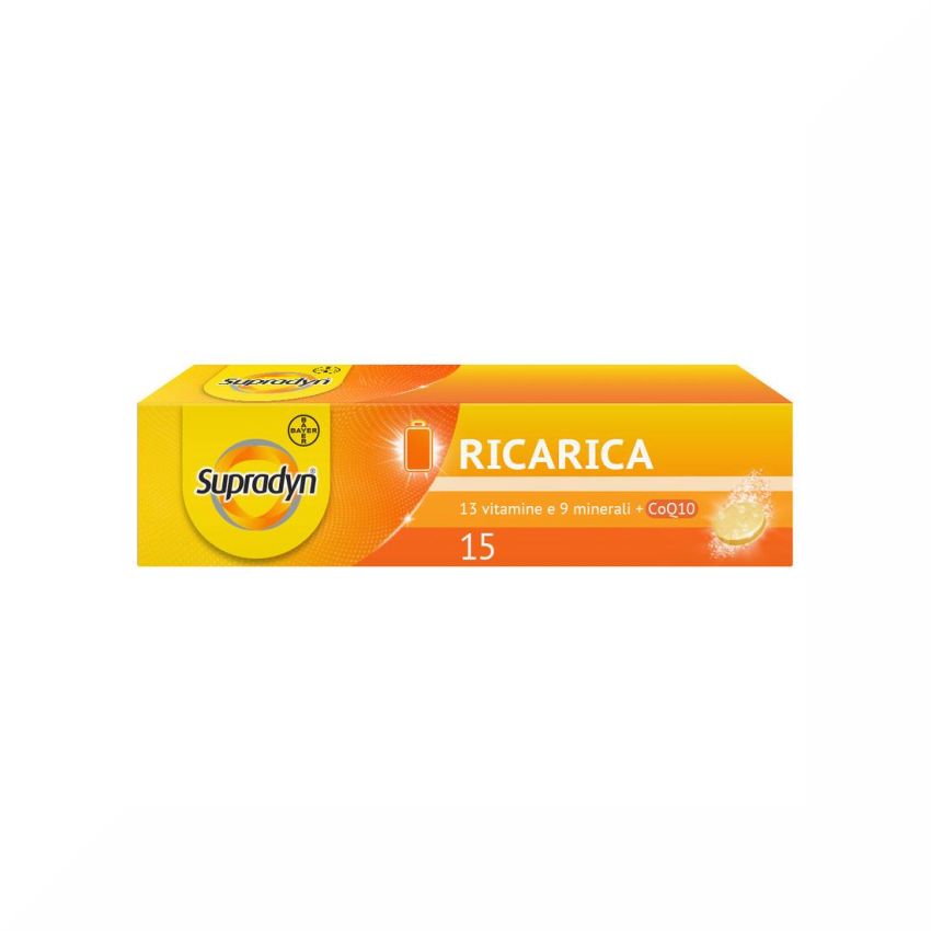 Supradyn Ricarica: Integratore Effervescente di Vitamine e Sali Minerali - 15 Compresse
