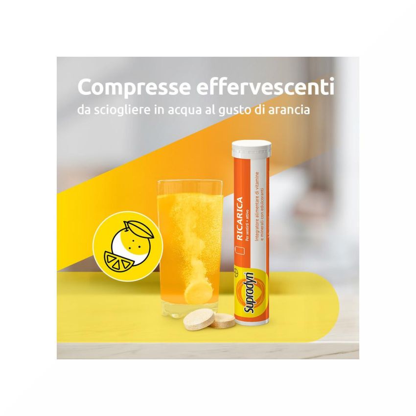 Supradyn Ricarica: Integratore Effervescente di Vitamine e Sali Minerali - 15 Compresse