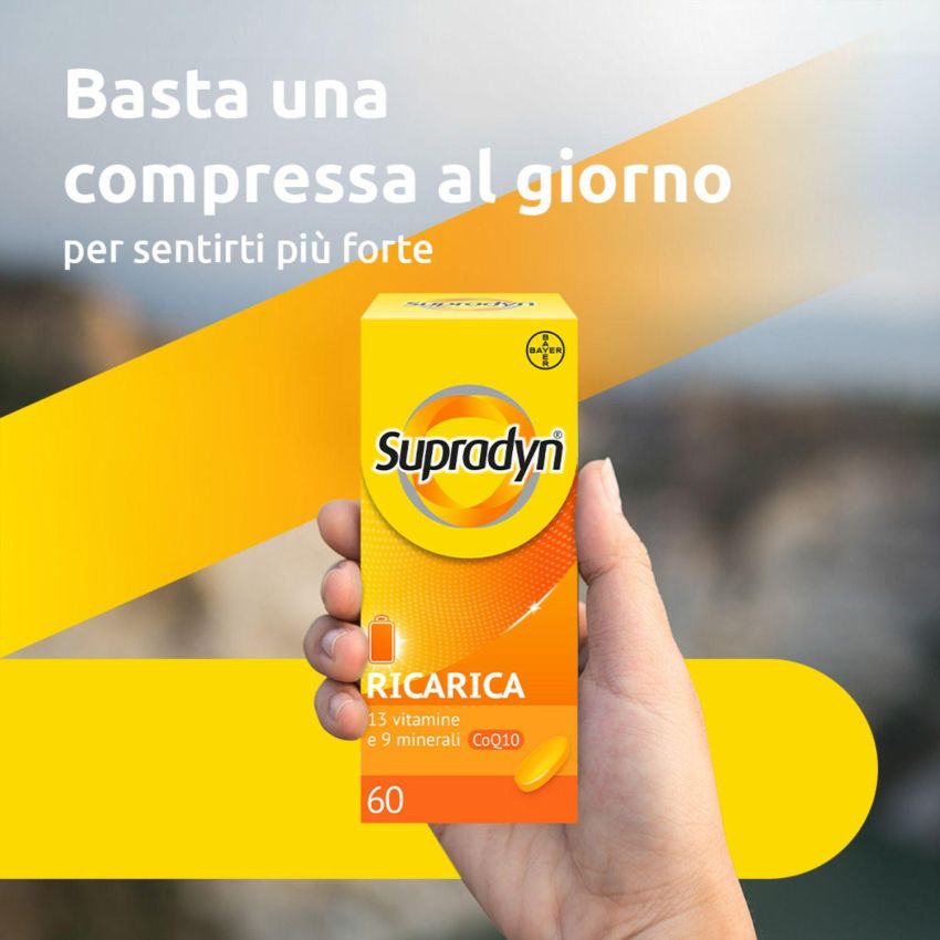 Supradyn Ricarica: Integratore Multivitaminico e di Sali Minerali, 60 Compresse