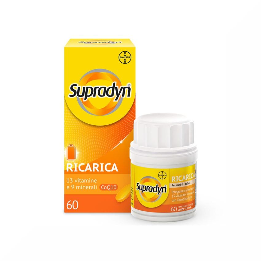 Supradyn Ricarica: Integratore Multivitaminico e di Sali Minerali, 60 Compresse