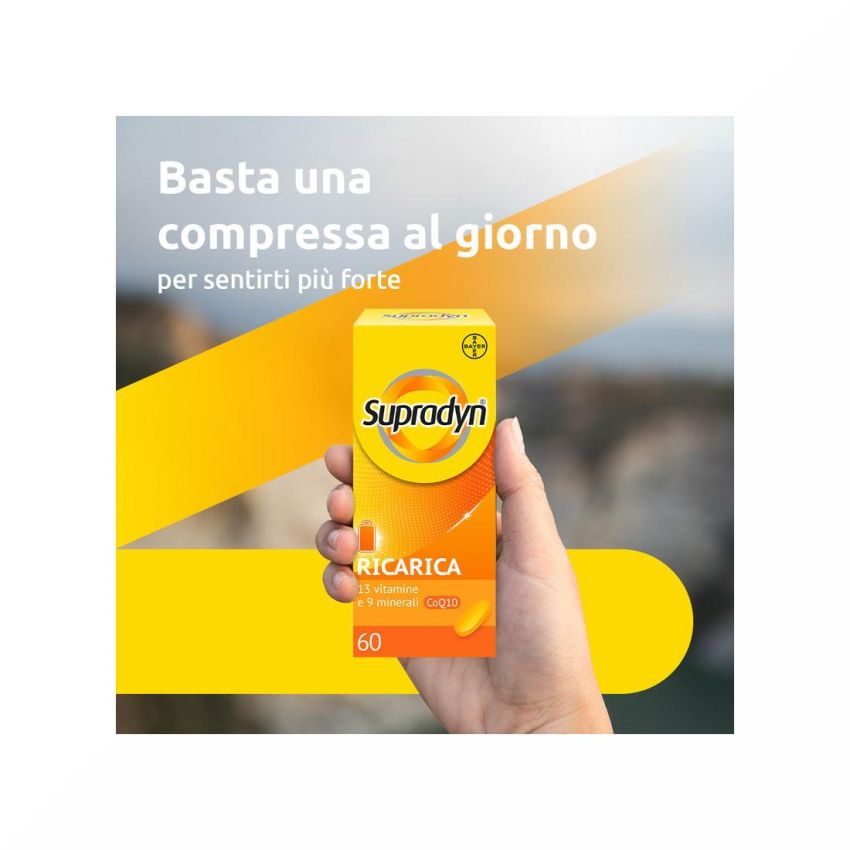 Supradyn Ricarica: Integratore Multivitaminico e di Sali Minerali, 60 Compresse