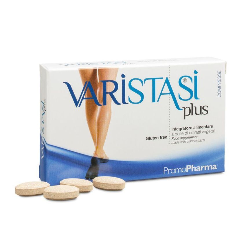 Varistasi Plus - Trattamento Avanzato per Vene Varicose, 20 Compresse