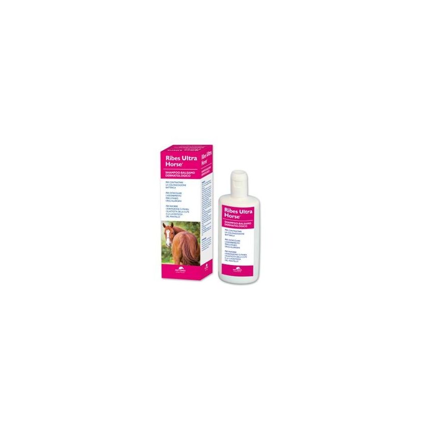 Nbf Lanes Ribes Horse - Shampoo Dermatologico Ultra per Equini, 1 Litro