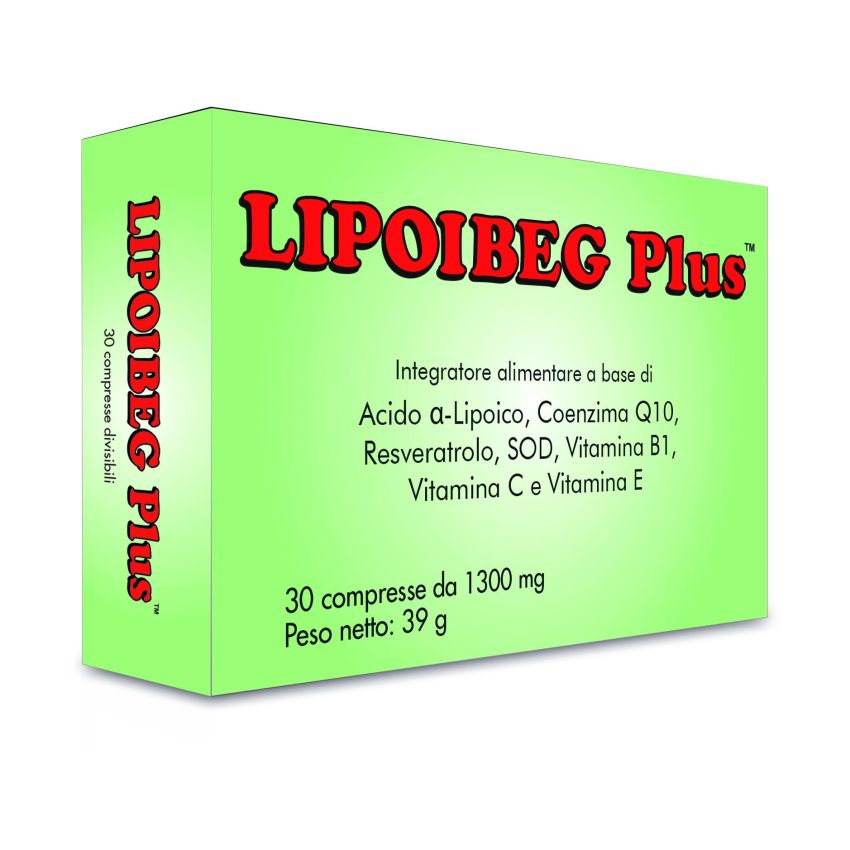 Lipoiberg Plus Compresse da 1300mg - Confezione da 30 Pezzi