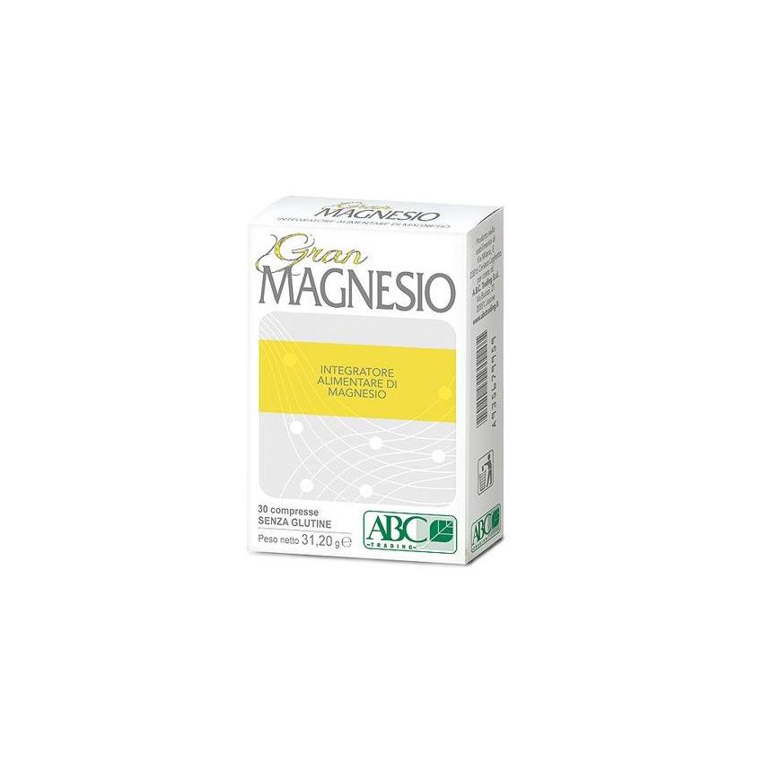Magnesio Puro ad Alto Dosaggio - 30 Compresse