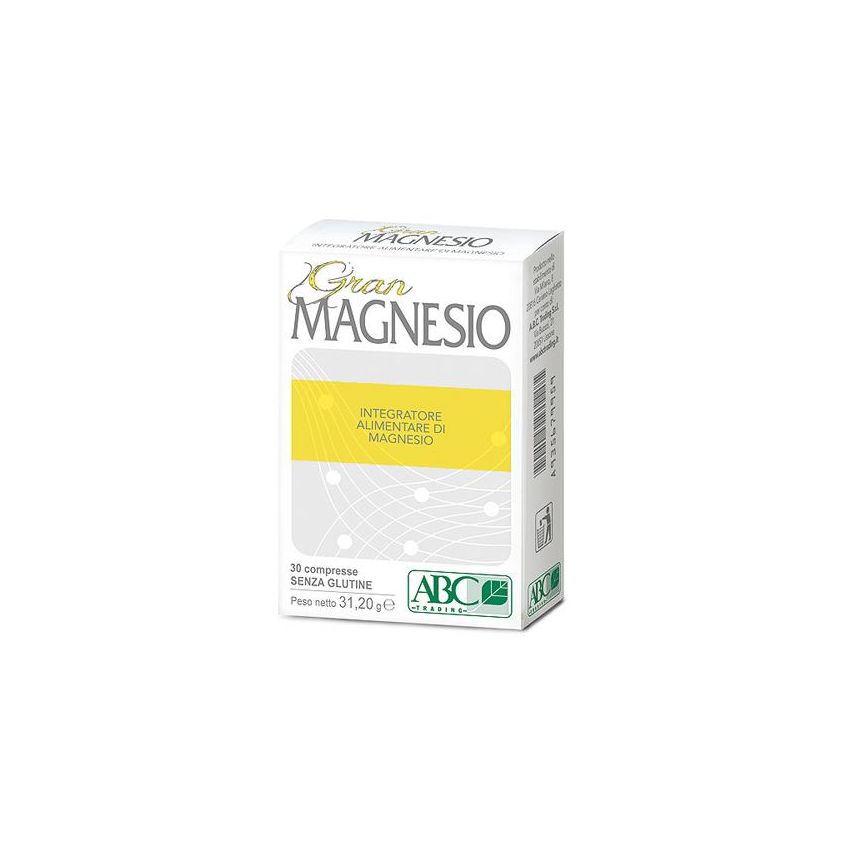 Magnesio Puro ad Alto Dosaggio - 30 Compresse