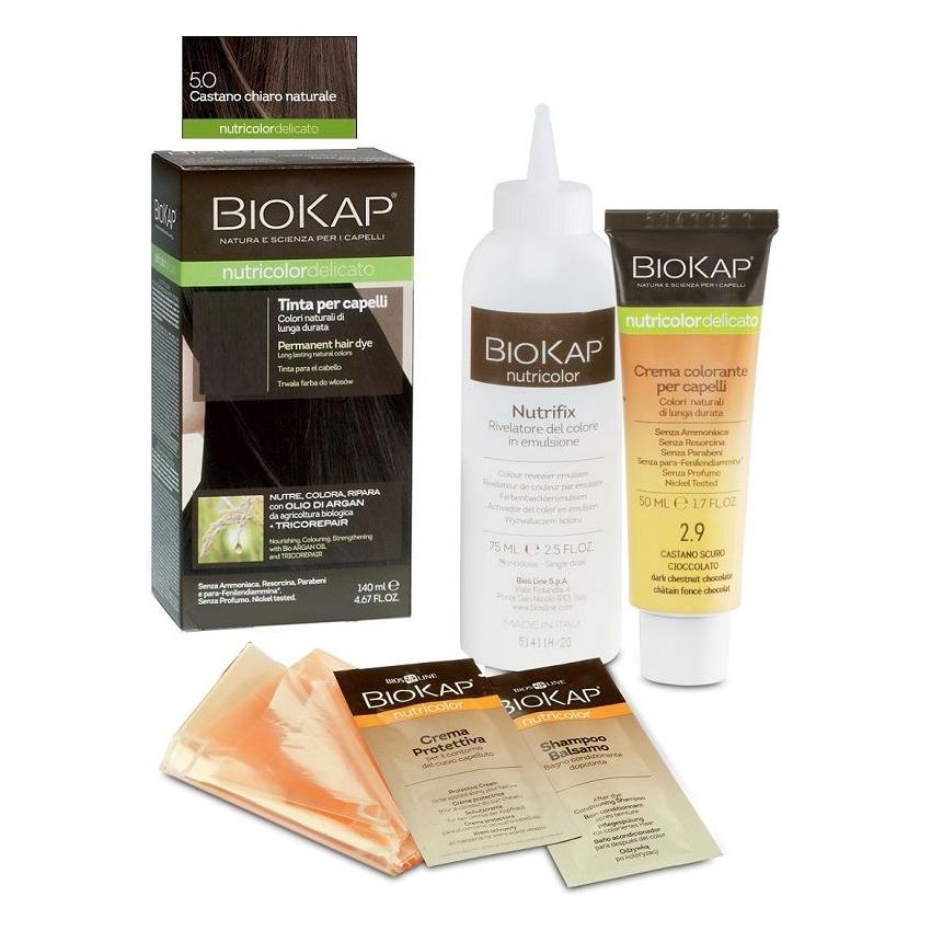 Biokap Nutricolor Delicate 5.0 - Tintura per capelli 140ml