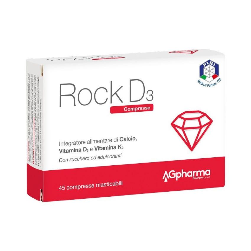 Rock D3 - Integratore di Vitamina D3 - 45 Compresse