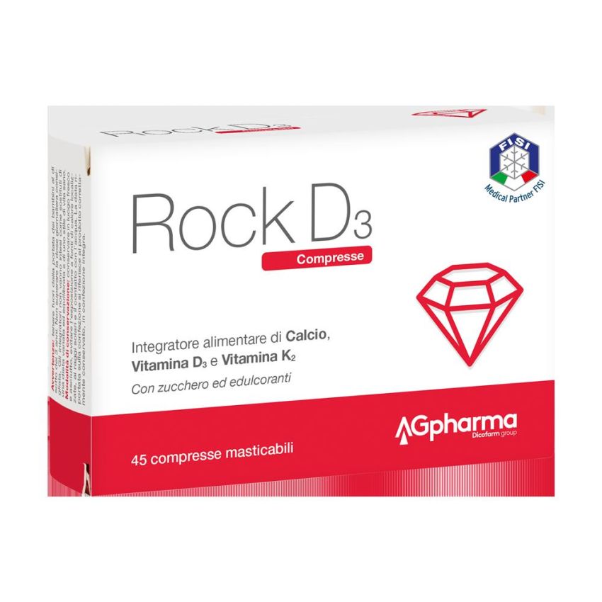 Rock D3 - Integratore di Vitamina D3 - 45 Compresse