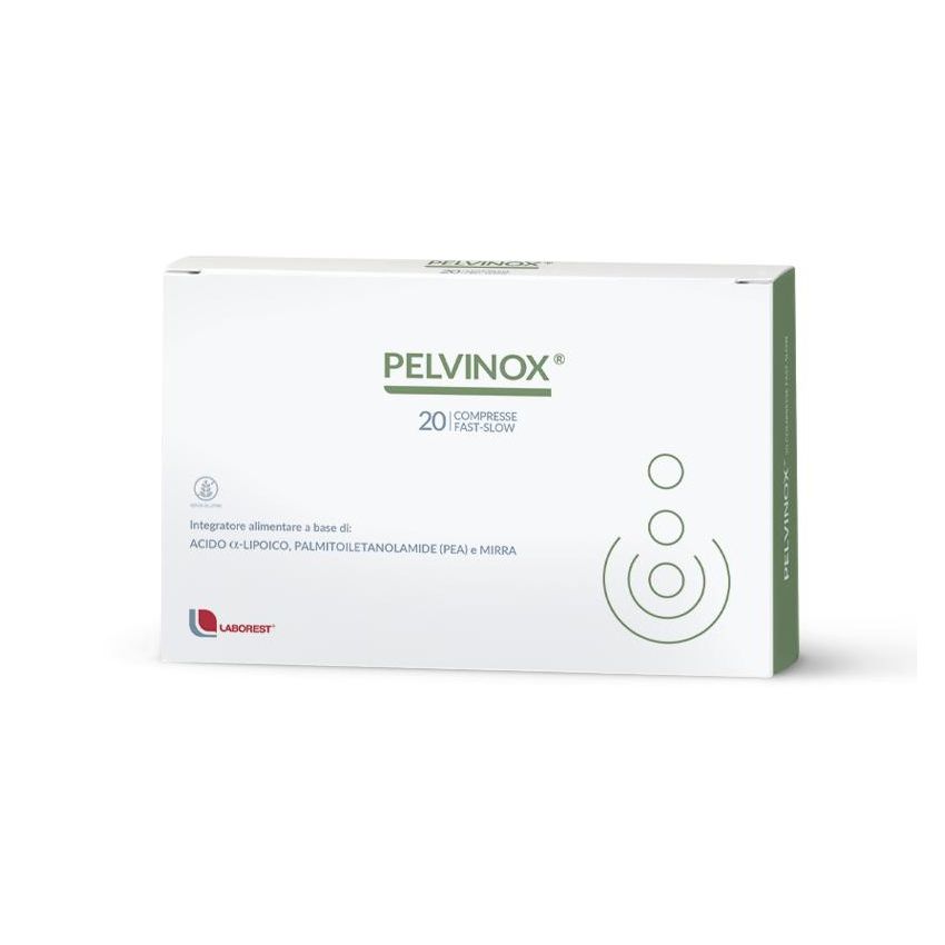 Pelvinox - Compresse per il Benessere Pelvico, Confezione da 20 Pezzi