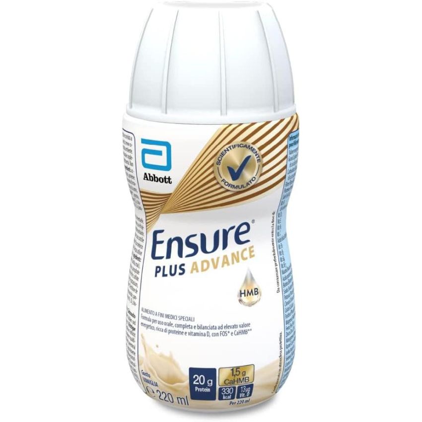 Ensure Plus Advance al Cioccolato - Pacco da 4 Bottiglie da 220ml