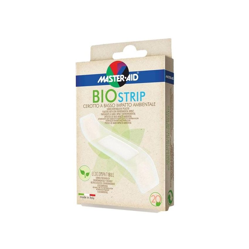 Cerotto Biologico Bio Strip di Grande Formato - Confezione da 10 Pezzi