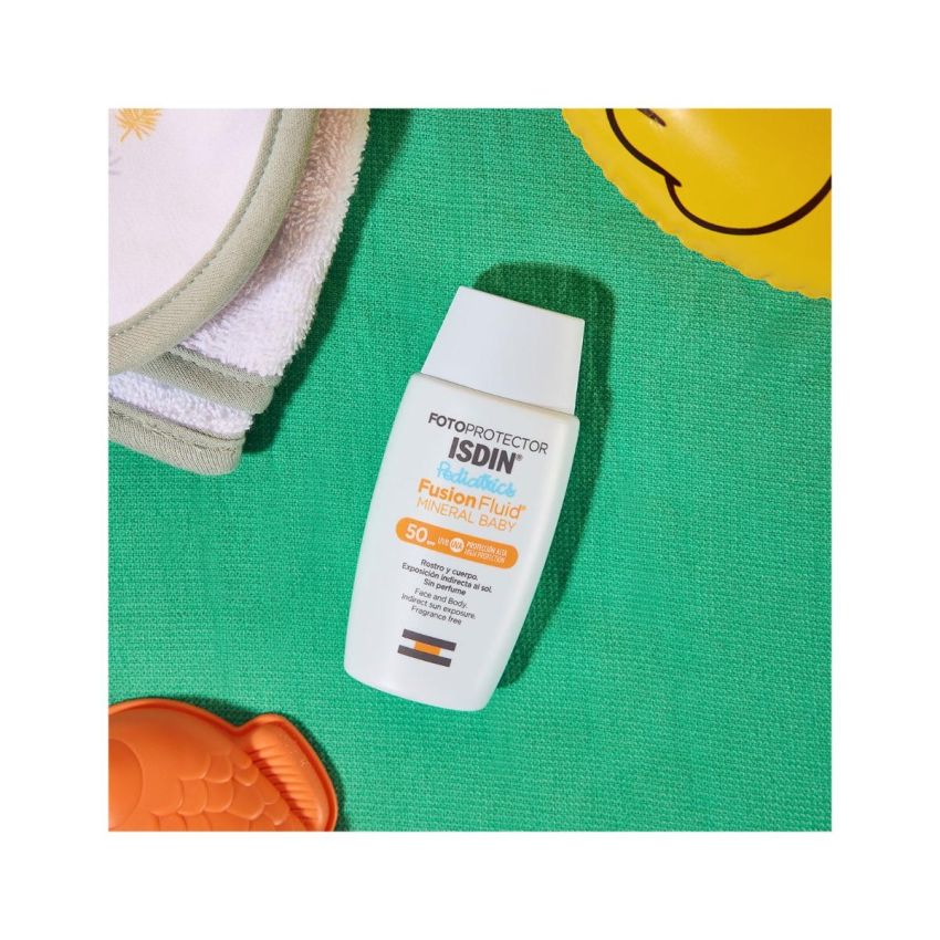 Isdin Pediatric Baby Mineral Fusion Fluid Sunscreen SPF50, 50ml