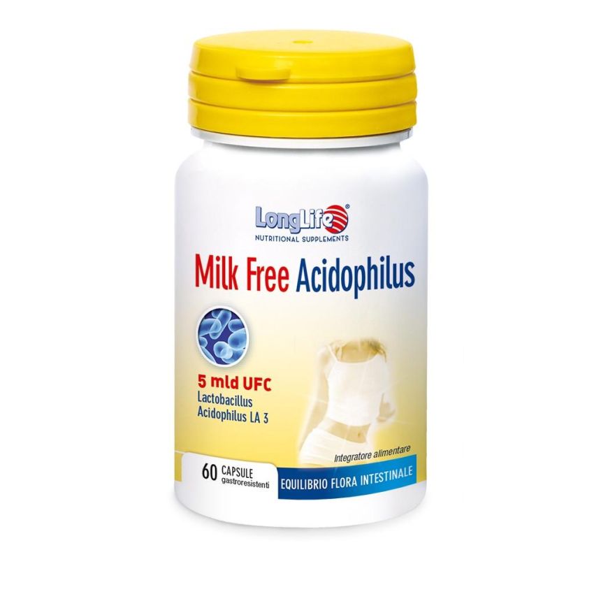 Long-Lasting Acidophilus Probiotic Lactose-Free 60 Capsule
