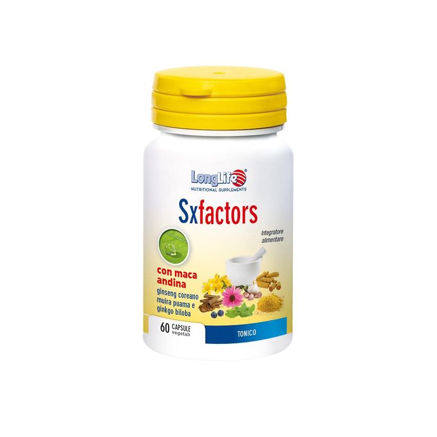 LongLife SX Factors - Supplemento Nutrizionale a Lunga Durata, 60 Capsule