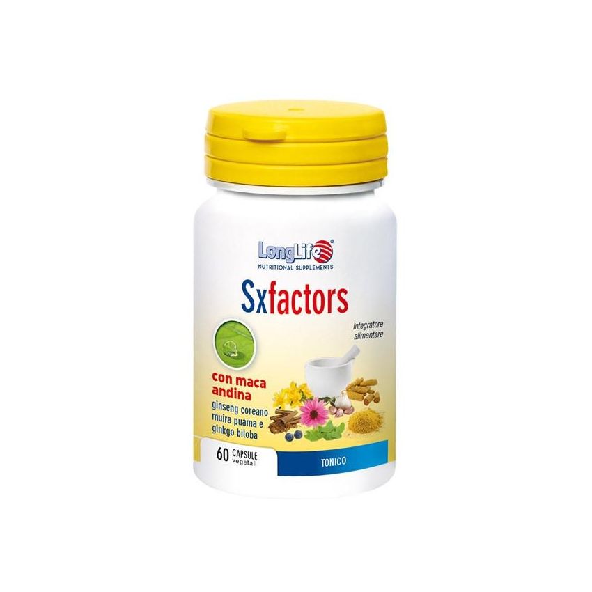 LongLife SX Factors - Supplemento Nutrizionale a Lunga Durata, 60 Capsule