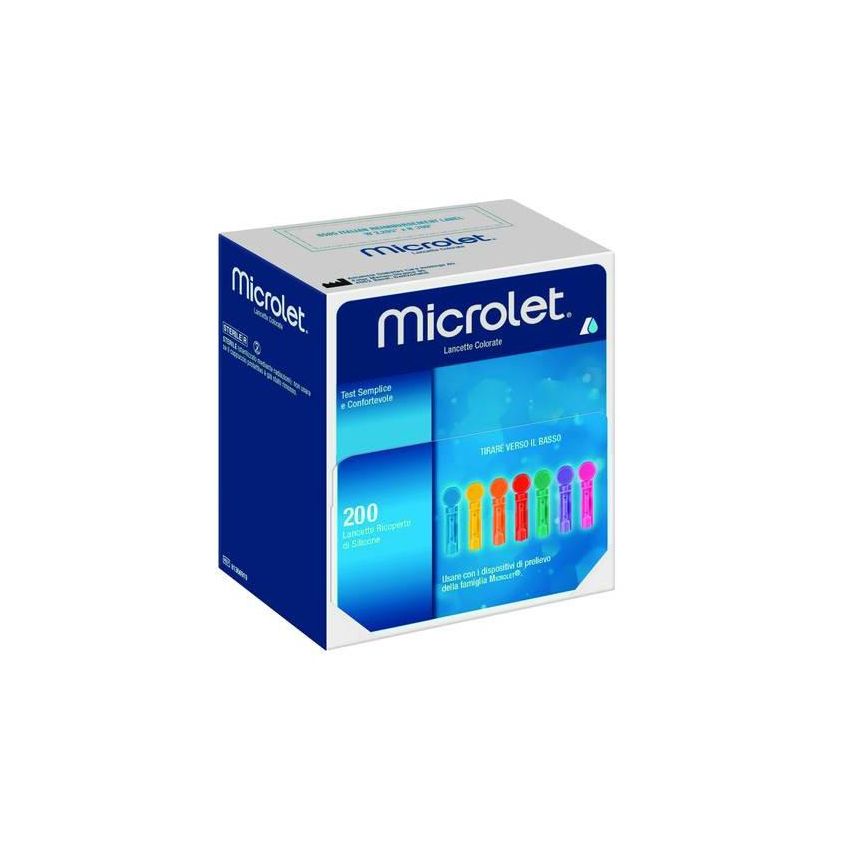 Lancette Pungidito Microlet - Pacco da 200 Pezzi