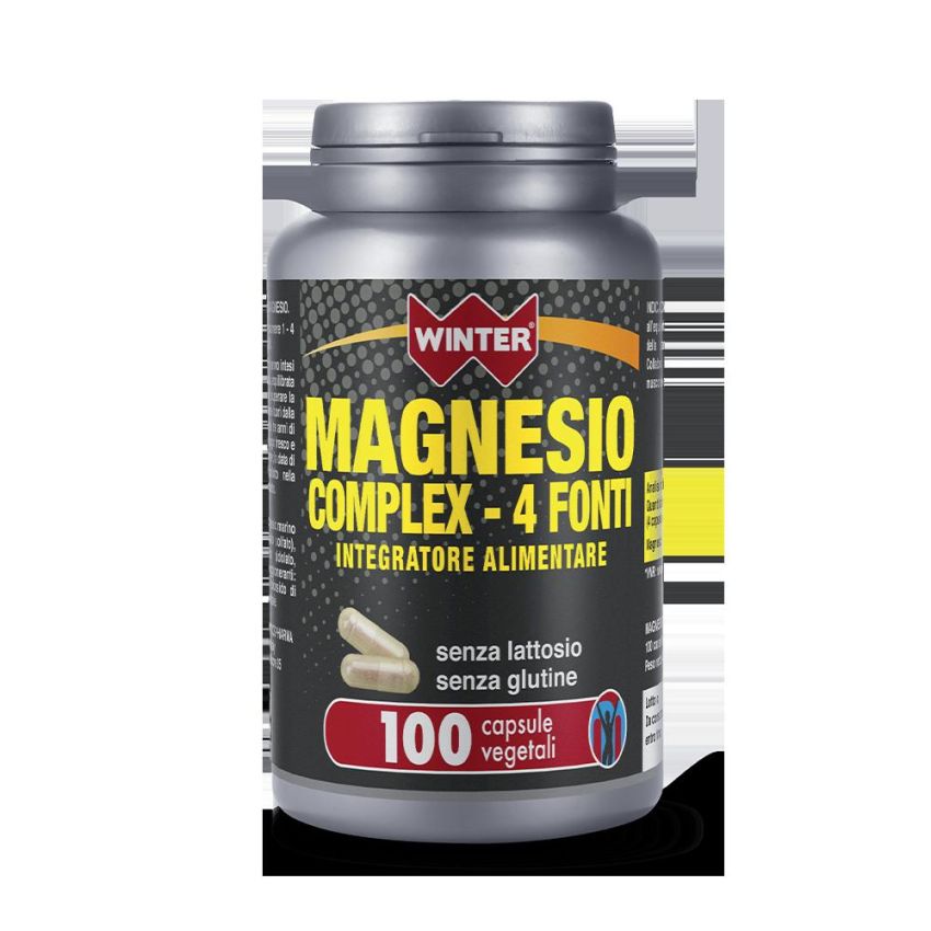 Complex Magnesio Invernale da 4 Fonti - 100 Capsule Vegetali