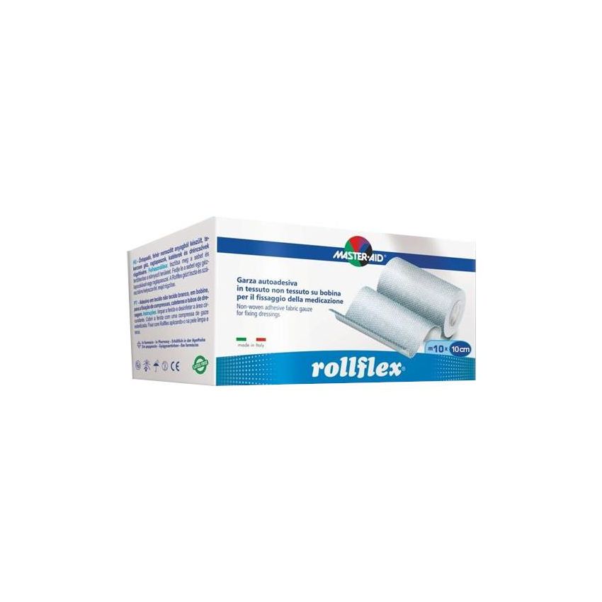 Master Aid Rollflex Impermeabile Acqua Stop - Striscia adesiva 10mx10cm