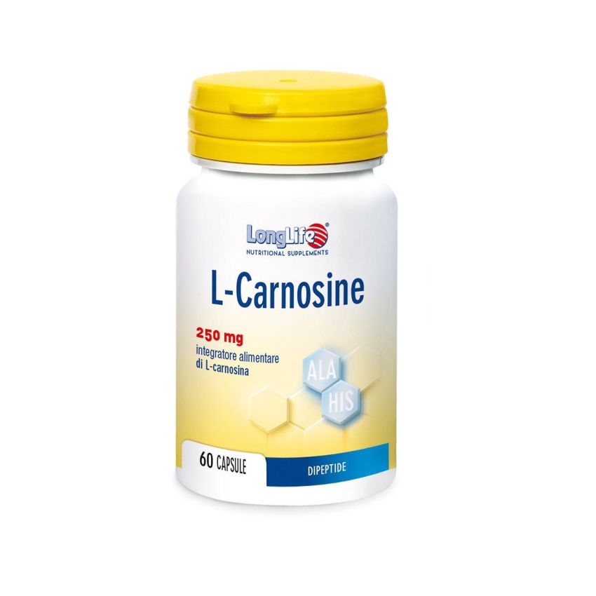 LongLife L-Carnosine Supplement - 60 Capsule
