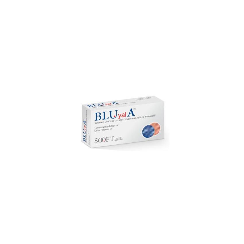 Bluyal Monodose - Gocce Oculari in Flaconcini Singola Dose - 15 Pezzi