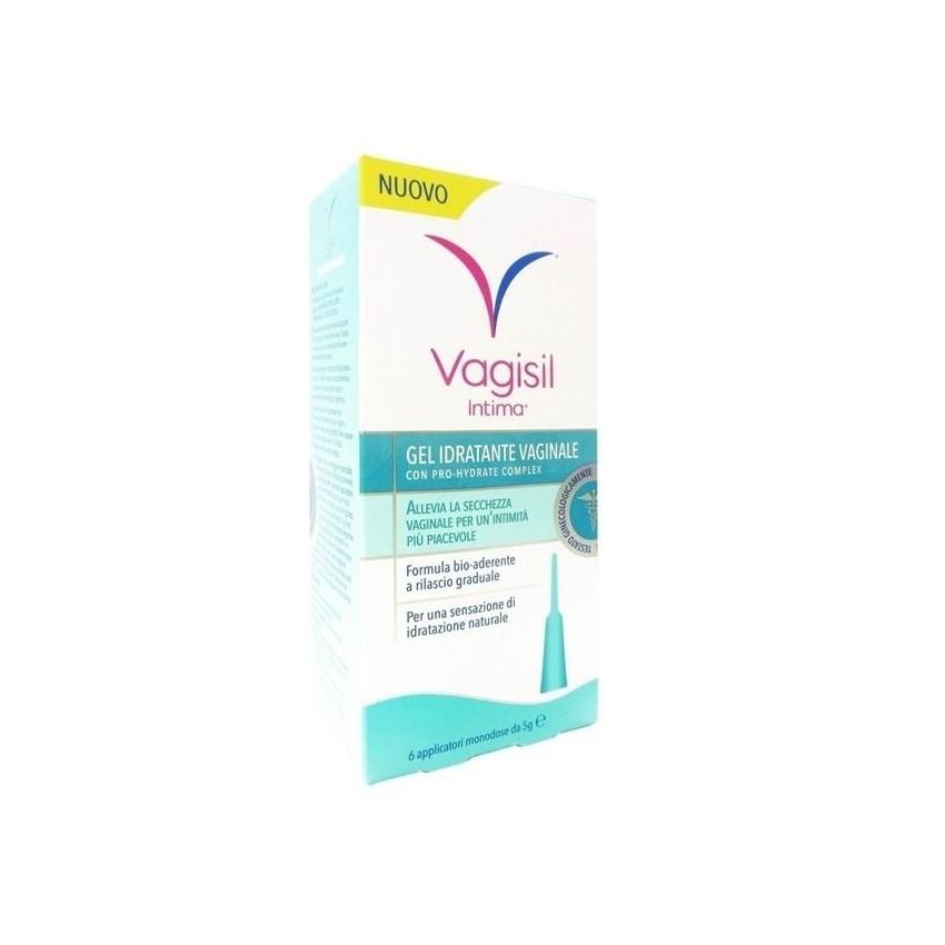 Gel Lubrificante Interno Vagisil con Acido Ialuronico - 6 Applicatori Monodose