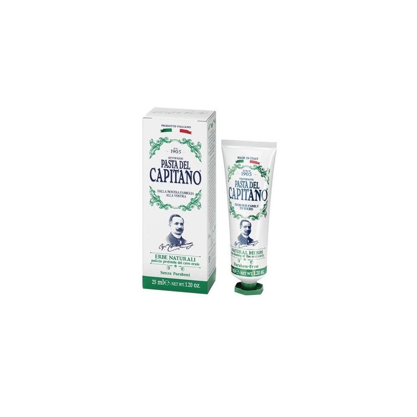 Pasta Del Capitano 1905: Dentifricio Naturale alle Erbe - 25ml