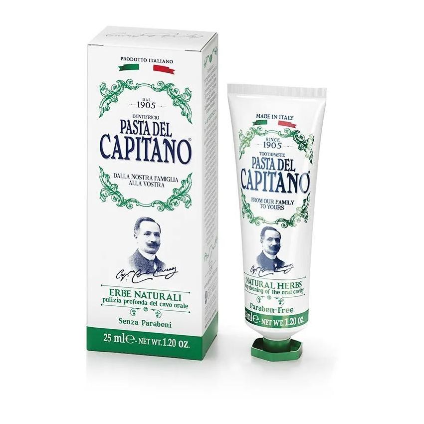 Pasta Del Capitano 1905: Dentifricio Naturale alle Erbe - 25ml