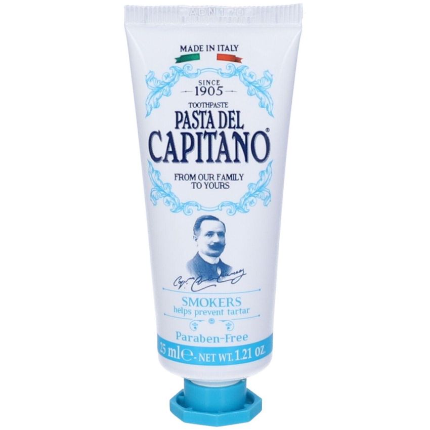Pasta Del Capitano 1905 - Dentifricio Specifico per Fumatori, 25ml