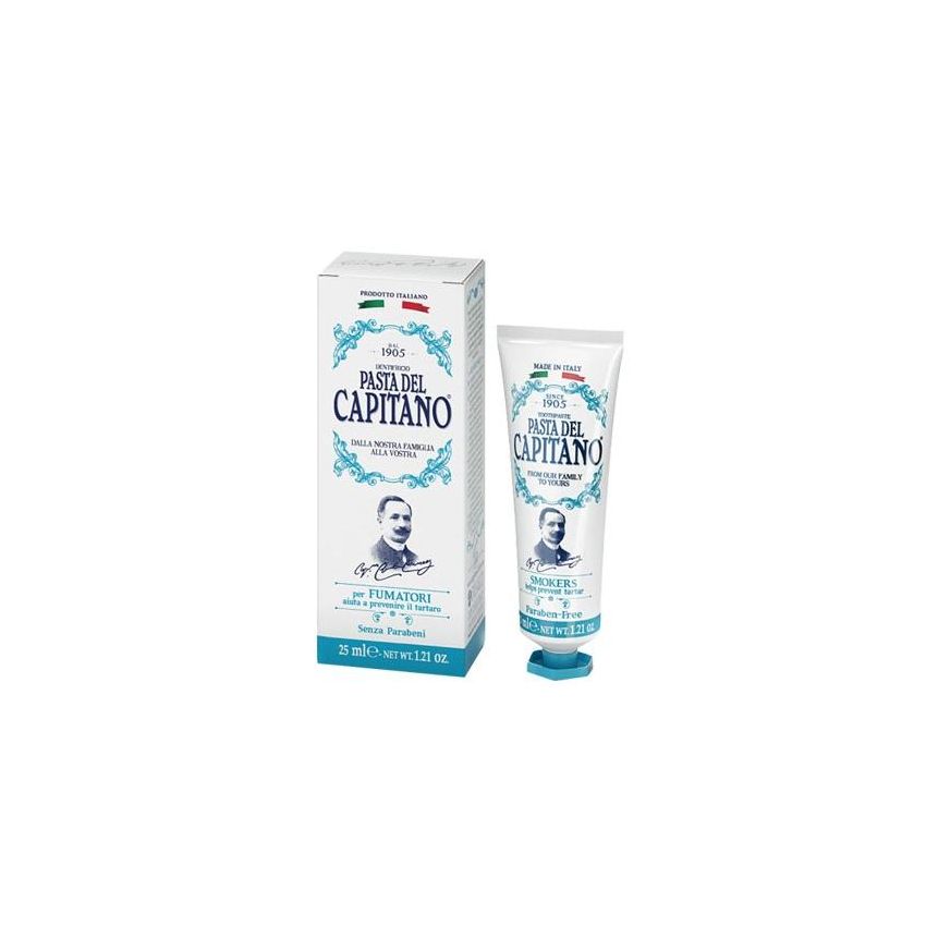 Pasta Del Capitano 1905 - Dentifricio Specifico per Fumatori, 25ml