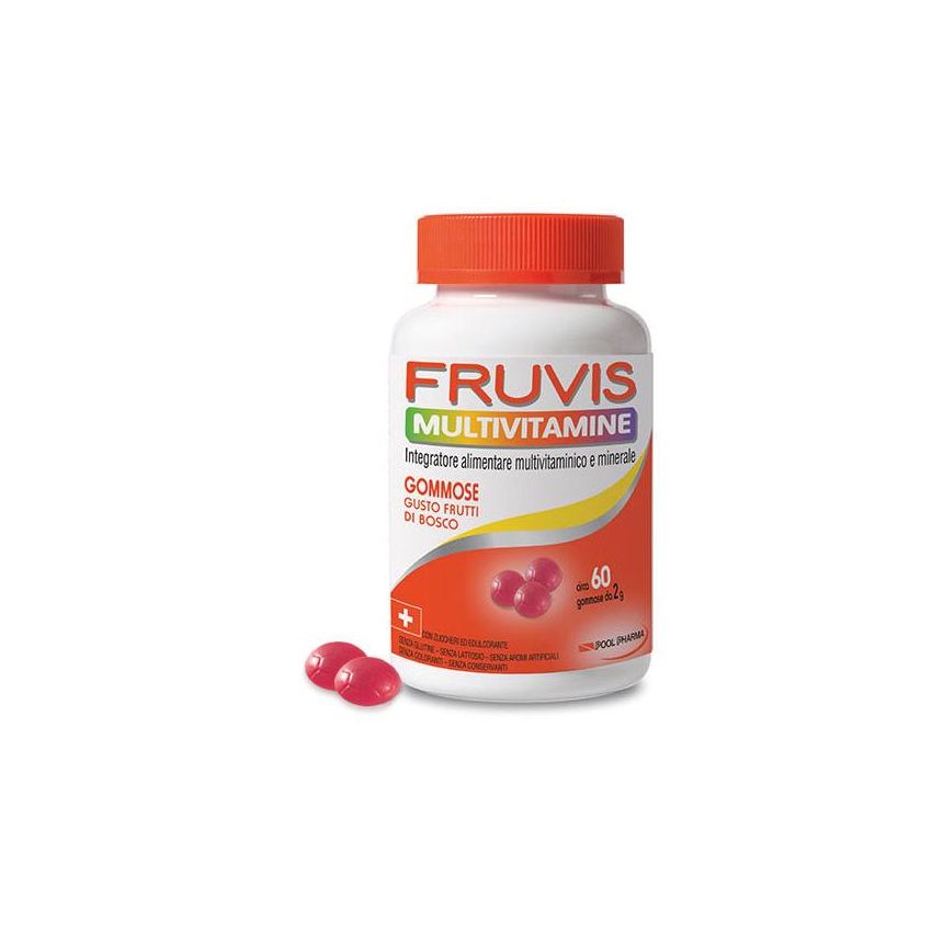 Fruvis Gommose Multivitaminiche - 60 Gelatine da 2g