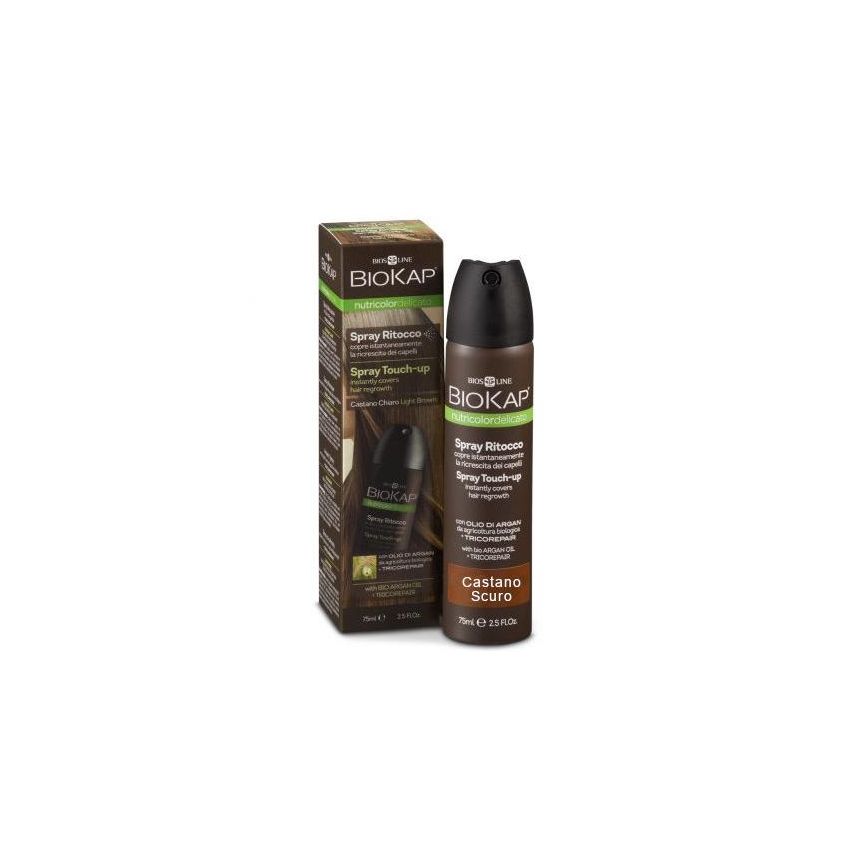 Bios Line Biokap Nutricolor Spray Ritocco 75ml Castano Scuro