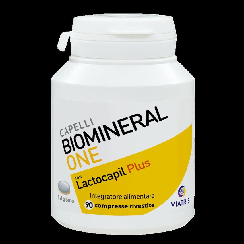Biomineral One Lacto Plus - Integratore per Capelli, 90 Compresse