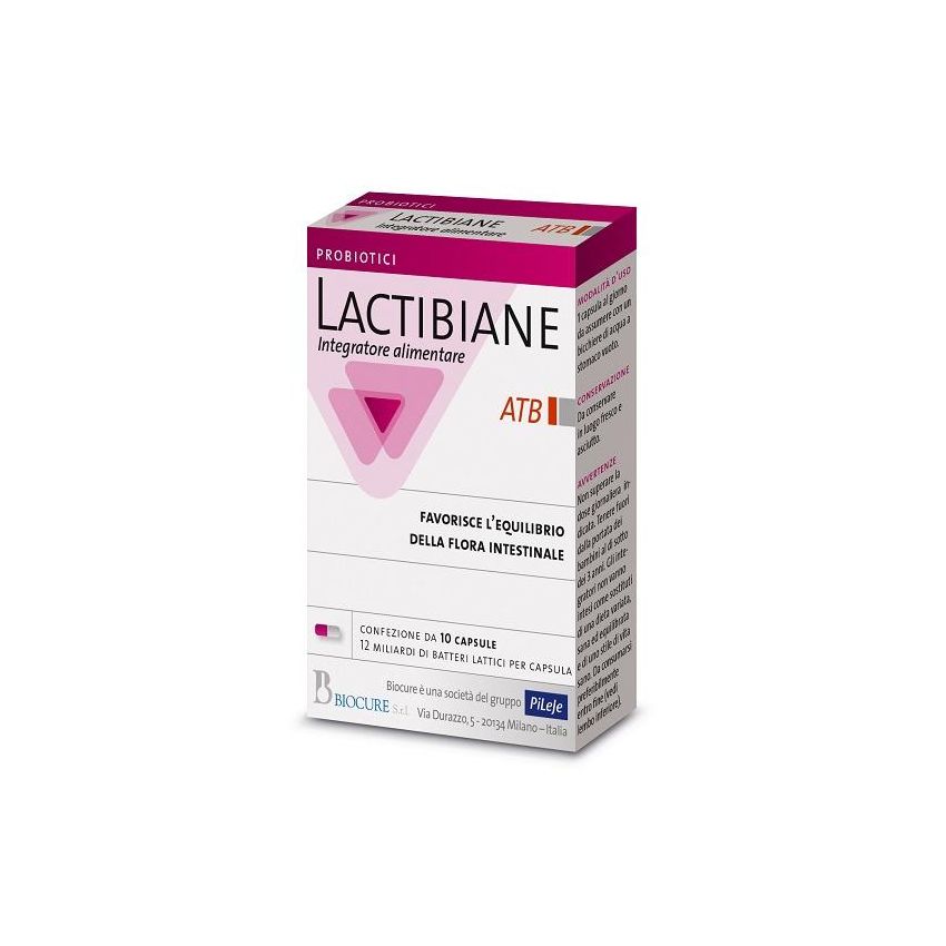 Lactibiane ATB Integratore Probiotico - 10 Capsule
