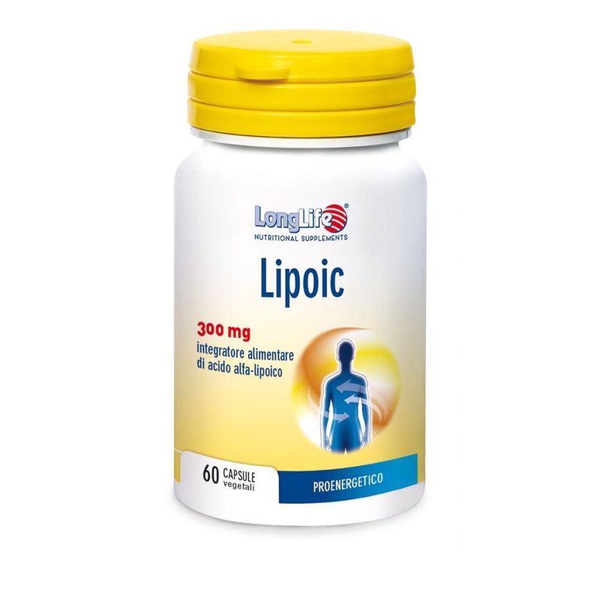 Longlife Lipoic Antioxidant Support, 60 Capsule Pack