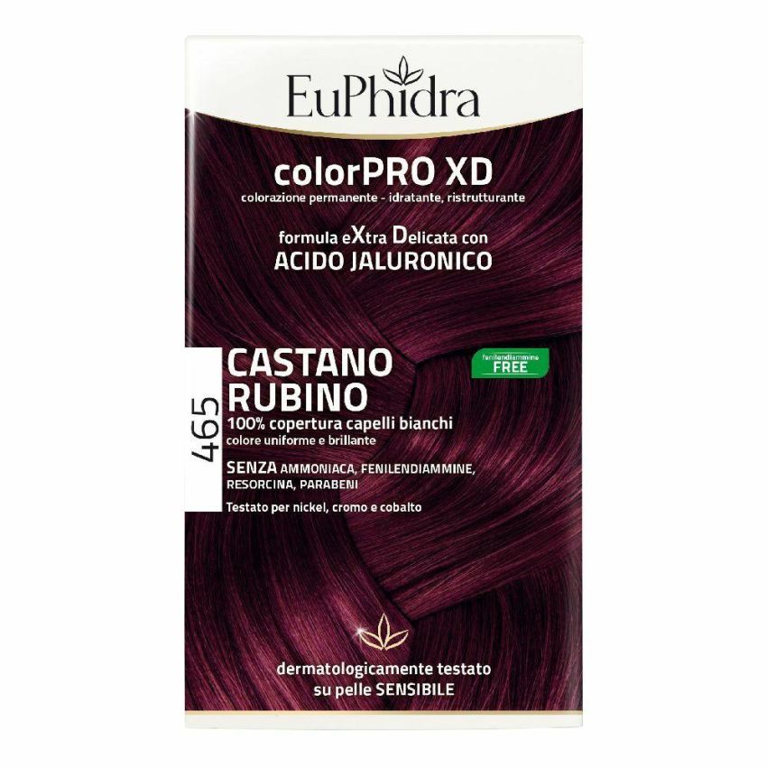 Euphidra Colorpro XD 465 Tinta Capelli in Castano Rubino