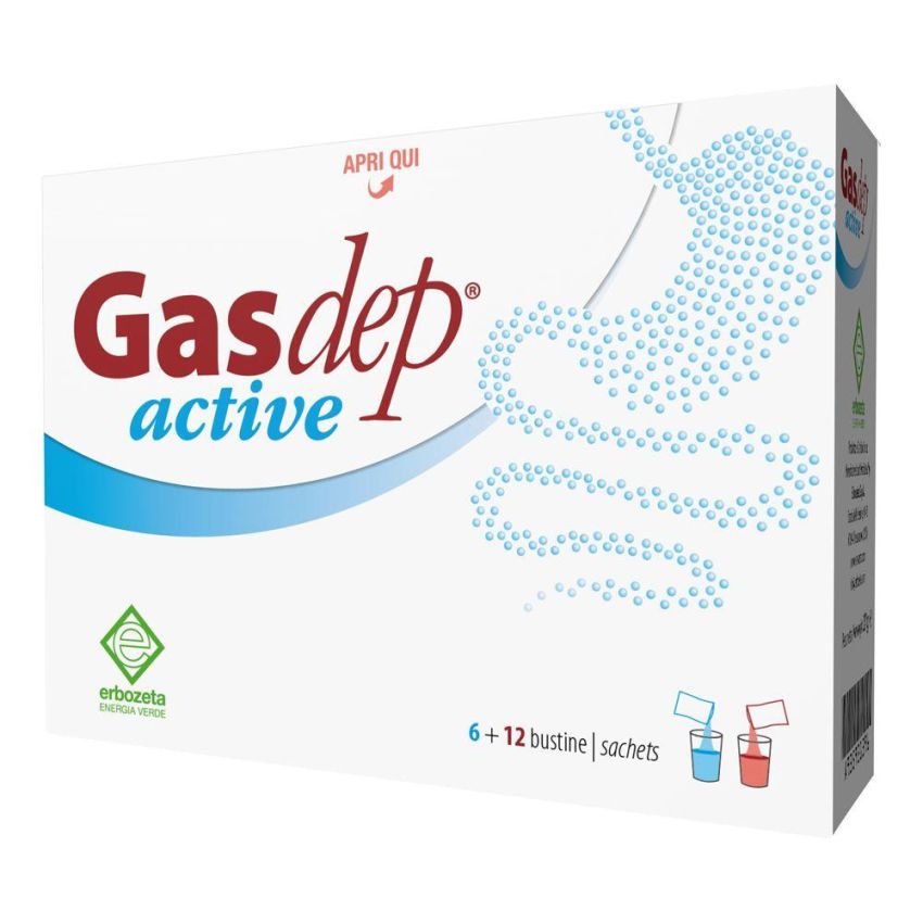 Gasdep Active Formula Digestiva - 18 Bustine 6+12