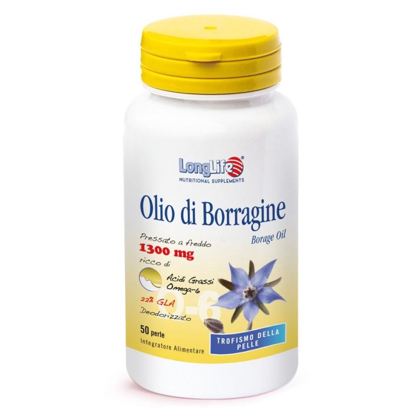 Olio di Borragine Bio Longlife - Confezione da 50 Perle