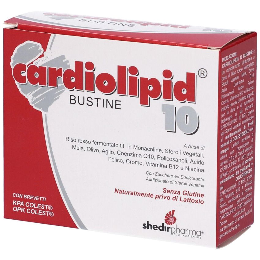 Cardiolipid 10 Integratore per il Cuore, 20 Bustine
