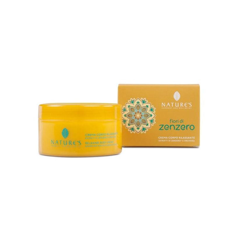 Crema Corpo Rilassante al Fiori di Zenzero Nature's - 100ml