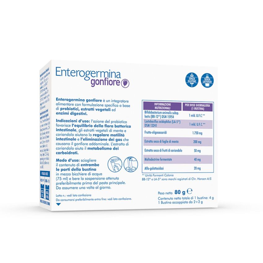 Enterogermina Anti-Gonfiore - Confezione da 20 Bustine