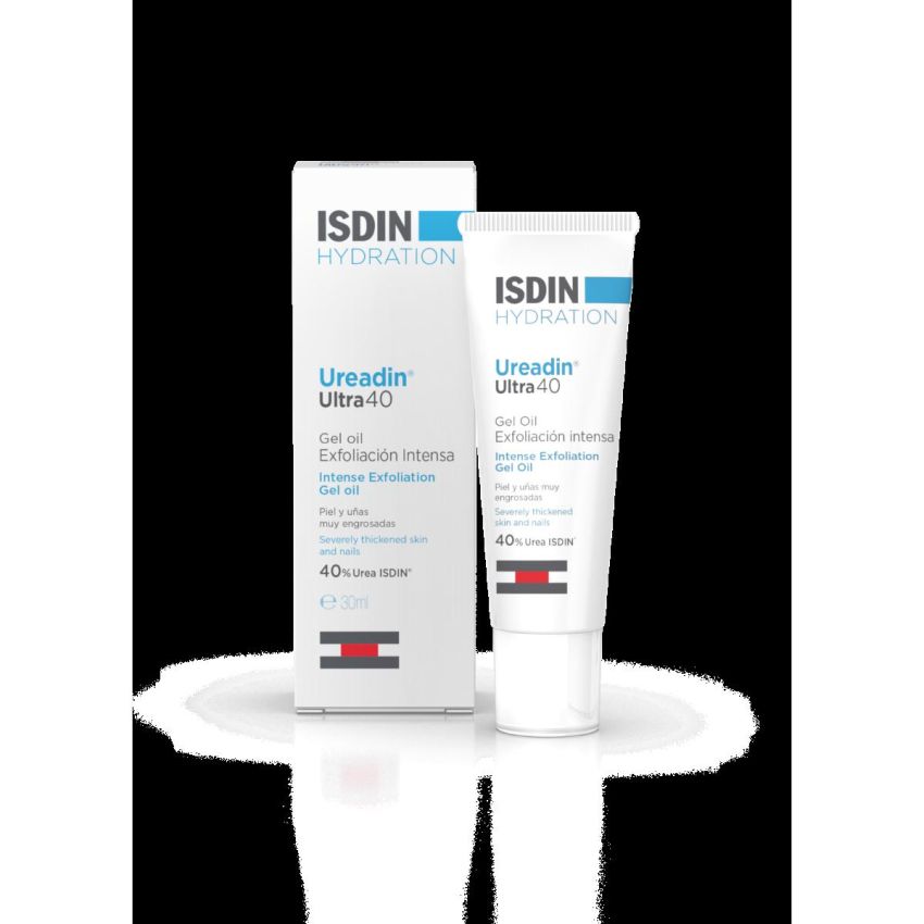 Isdin Ureadin Ultra 40 Gel-Olio Esfoliante per Unghie e Calli, 30ml