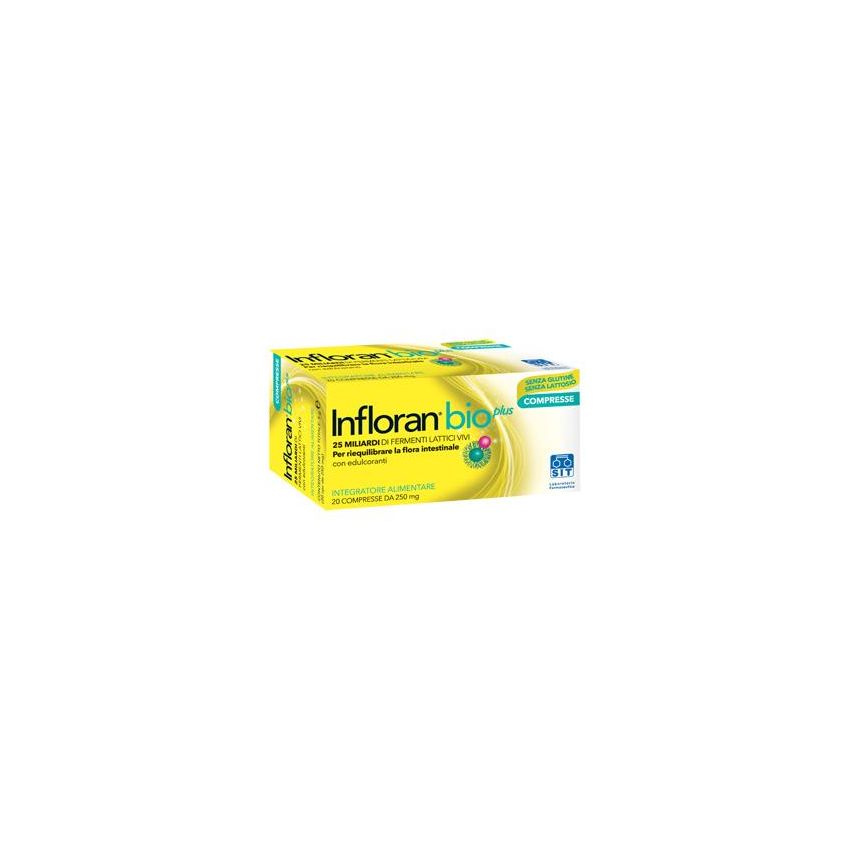 Infloran Bio Plus - Integratore Probiotico 20 Compresse