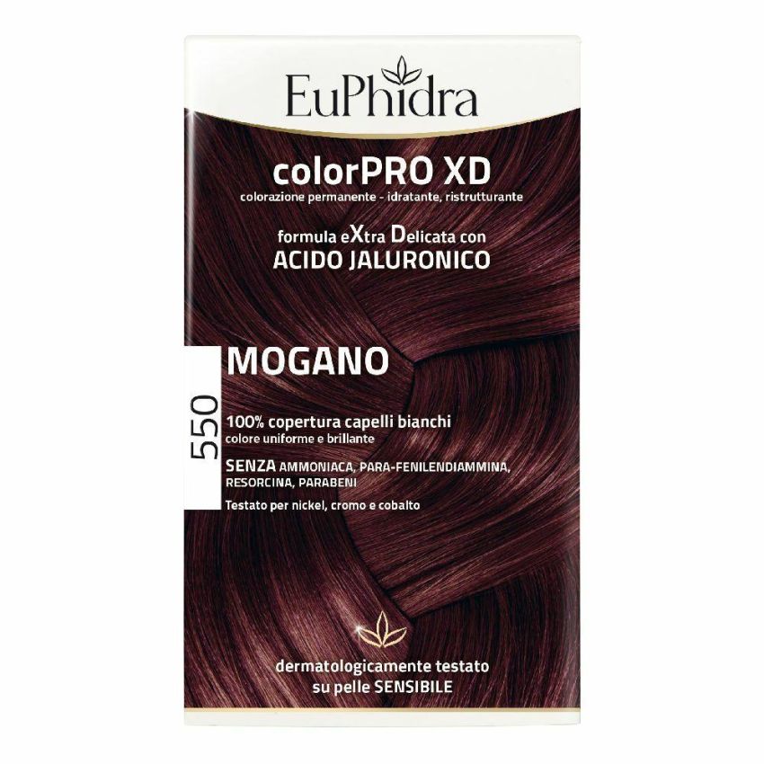 Euphidra Colorpro XD 550 - Tinta Capelli Colore Mogano Intenso