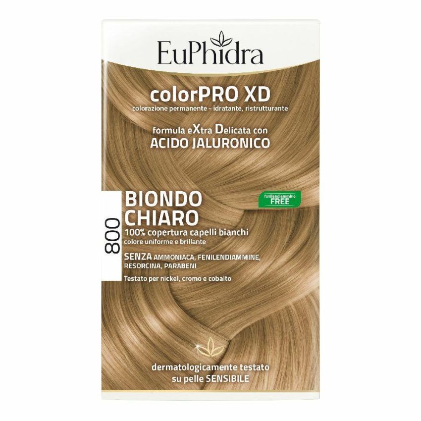 Euphidra ColorPro XD 800 - Colorazione Capelli Biondo Chiaro