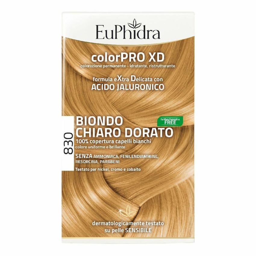 Euphidra Colorpro XD 830 - Tinta per Capelli Biondo Chiaro Dorato